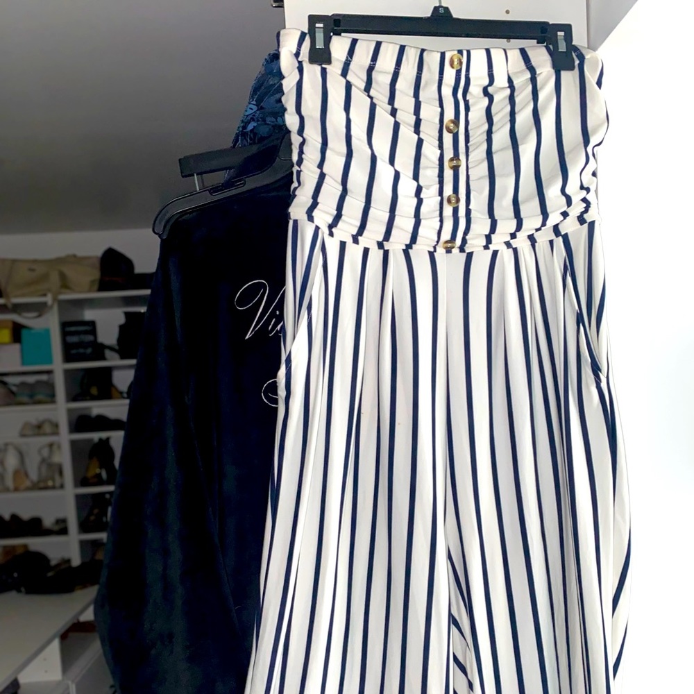 Strapless jumpsuit
